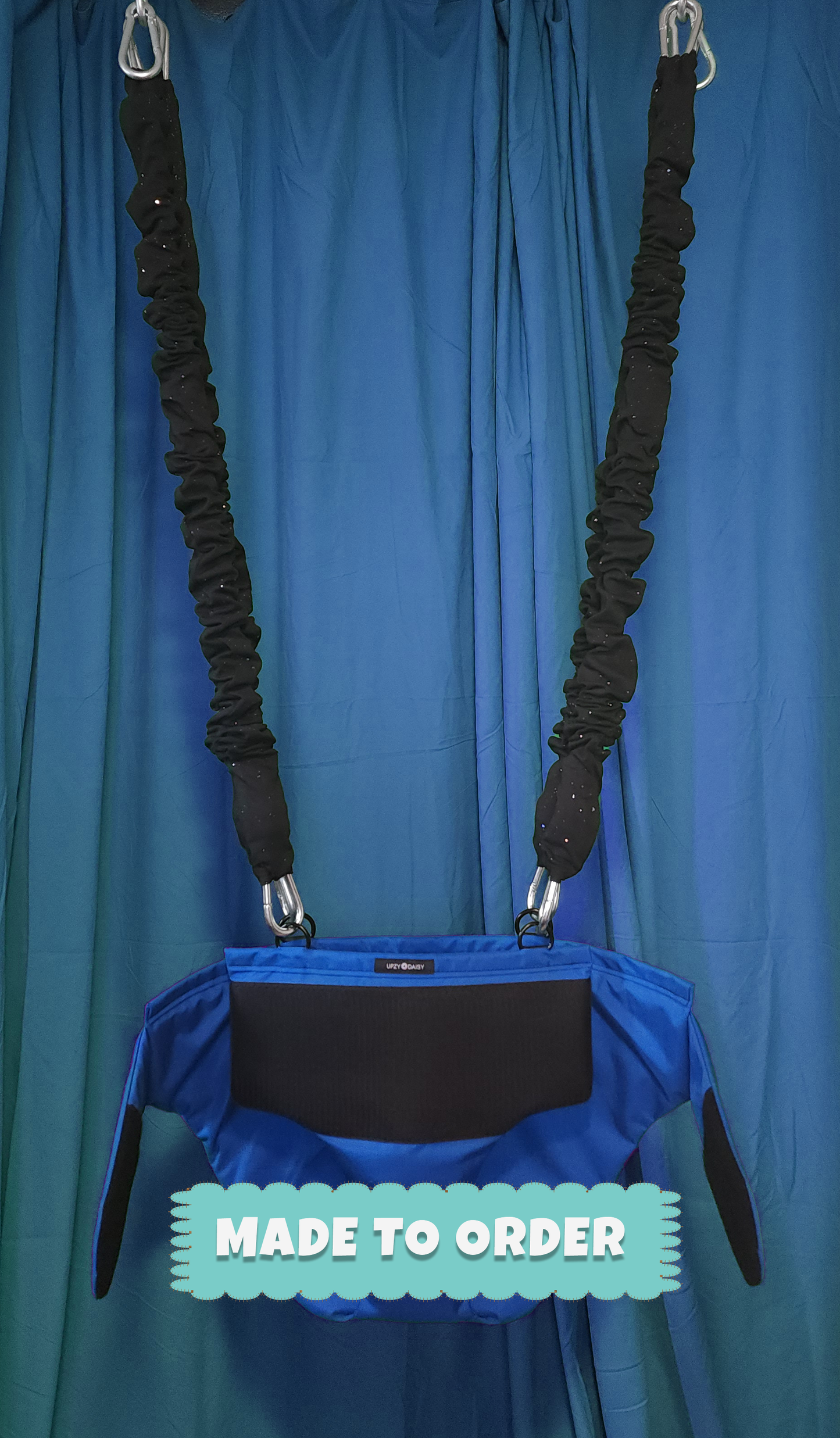 Blue Jumper for Adults - Heavy Duty - Holds up to 300lbs / Exercise, Rehab, Stimming, and Fun! - Made To Order